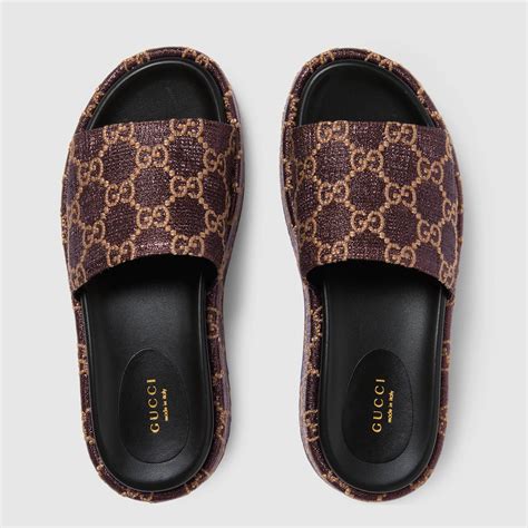 gucci quilted sandals|gucci sandals female.